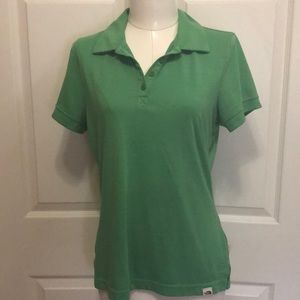 EUC THE NORTH FACE SS COLLARED GREEN SHIRT